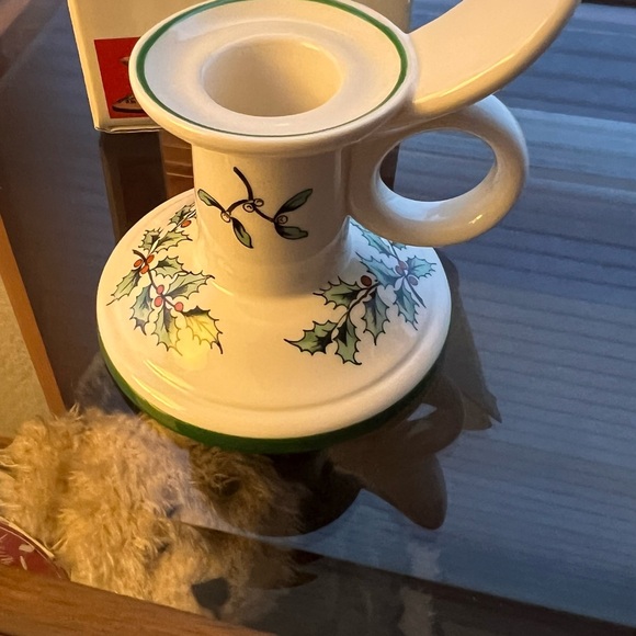 Spode Christmas Tree Low Candle Holder - Picture 3 of 7